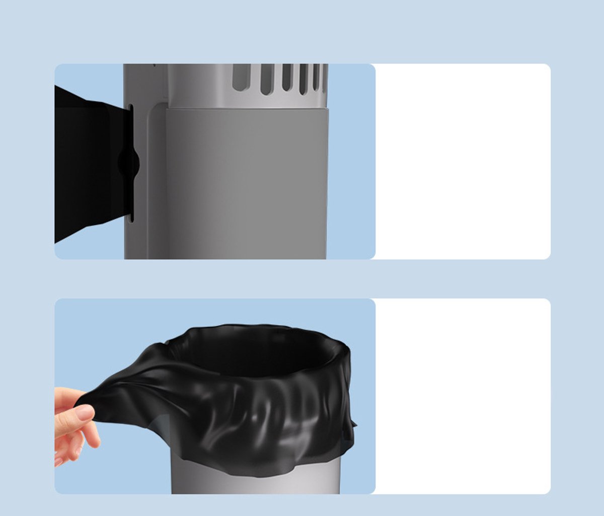 Miniatuur van productfoto 12 van Kattenbakschep - Grote kattenbakschep met gespleten inhoud - Schep voor kattenpoep - Schoonmaakgereedschap voor katten - Draagbare schep - 1 stuk - Grijs