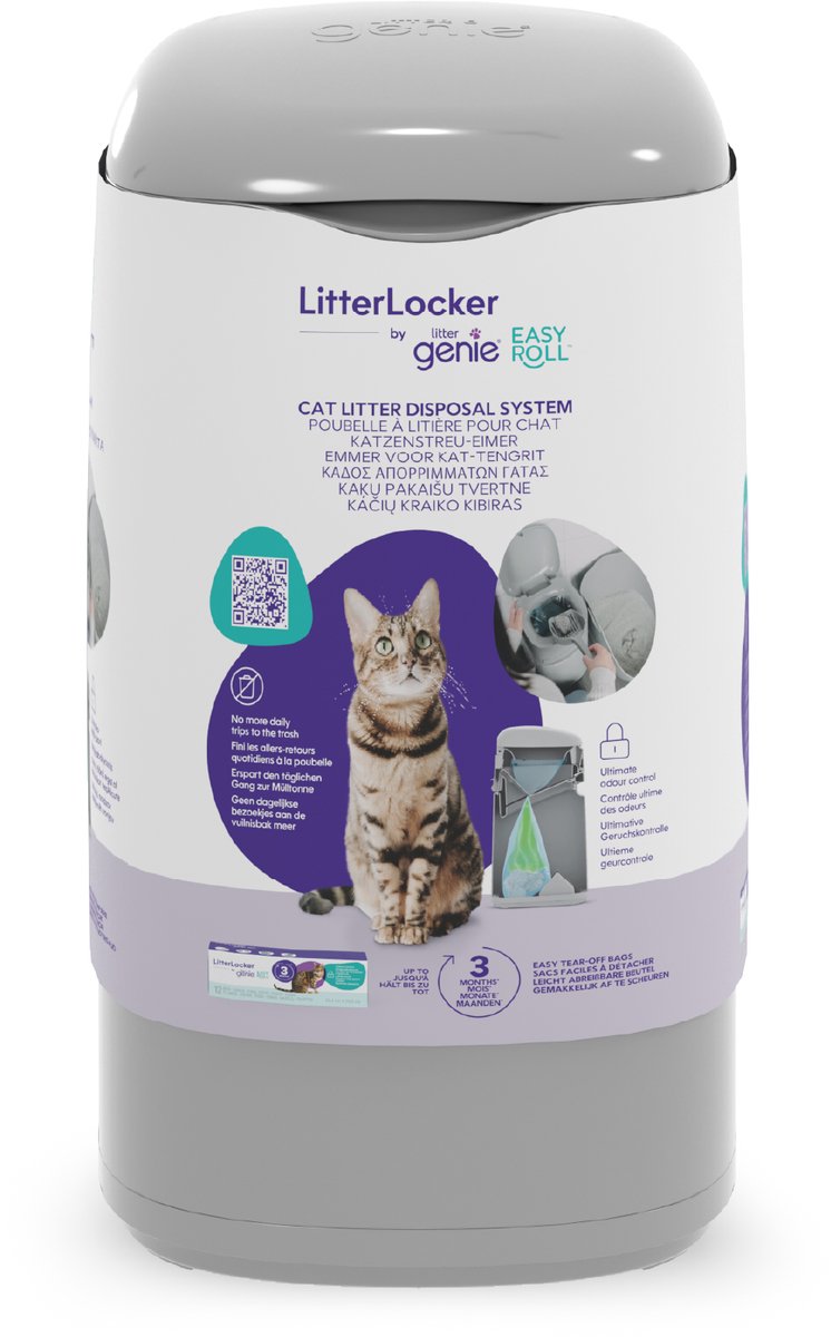 Miniatuur van productfoto 7 van LITTER GENIE Easy Roll - Kattenbak Emmer - Met Navulling voor 3 Maanden - Geurvrij & Hygiënisch Afvalbeheer