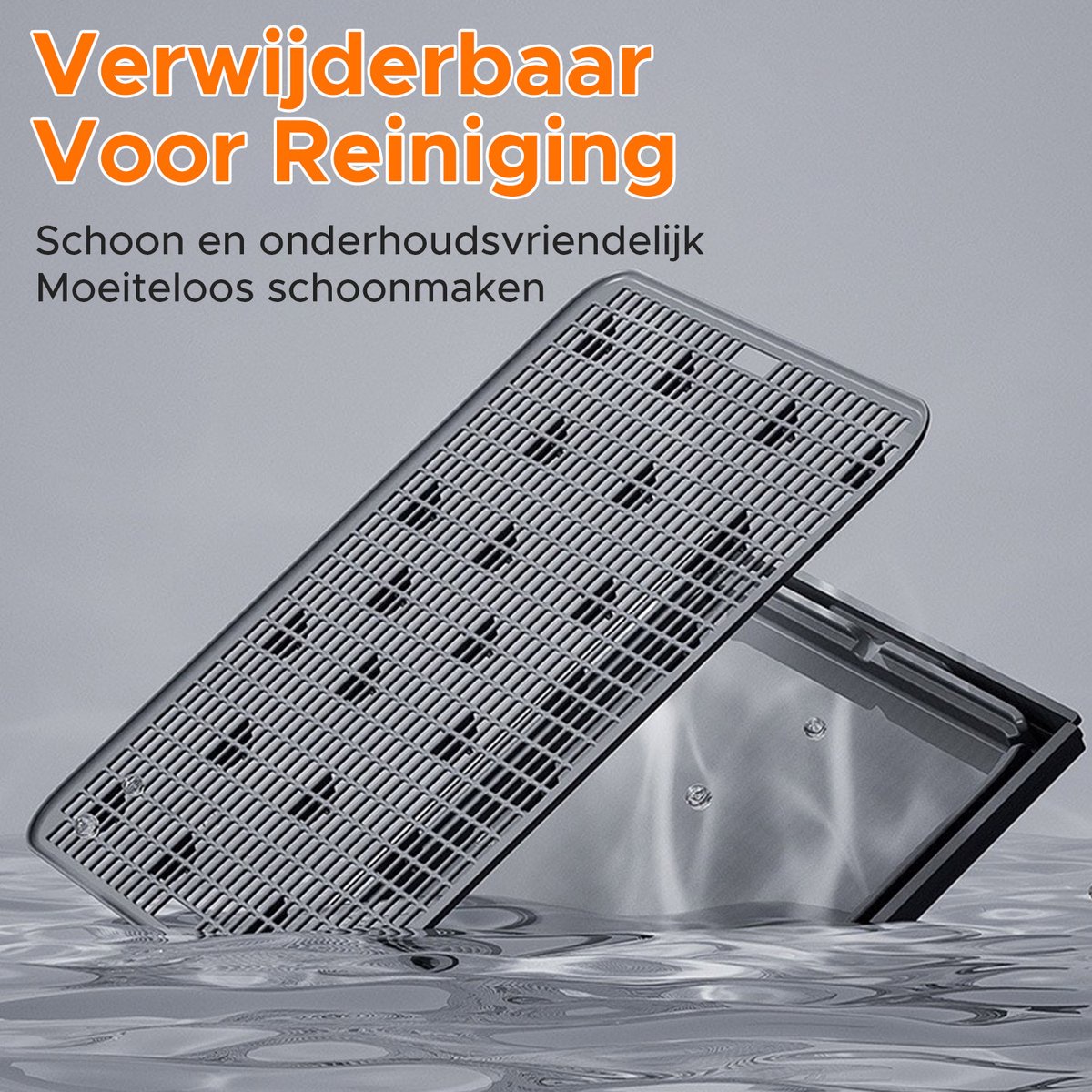 Miniatuur van productfoto 5 van MAGICSHE Mat Kattenbak Gritopvanger - 42 X 28,5 X 2 Cm - Dubbele Laag - Uitloopmat - Kattenbakmat - Kattenbak Accessoires - Schoonloopmat Kattenbak Lichtgrijs
