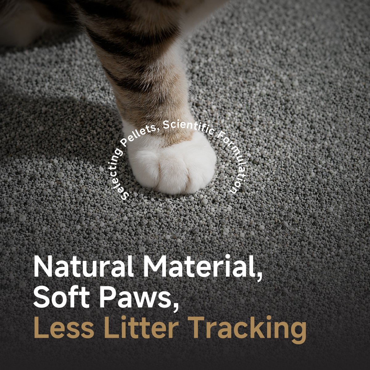 Miniatuur van productfoto 2 van Loncurpet - Kattenbakvulling - Kattengrind Met kattenbakmat - Wyoming Natrium Bentoniet Klei +Cassava - 2 x 6,8kg - Ultra klontvormend - 100% stofvrij - Plakt niet - Geurneutraal