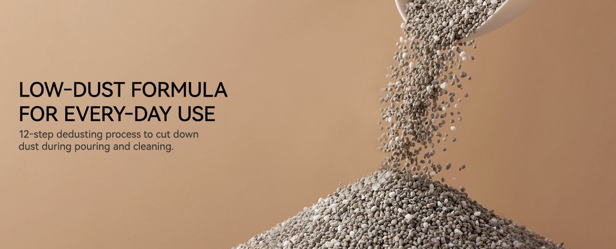 Miniatuur van productfoto 12 van Loncurpet Kattenbakmat Met Kattenbakvulling - Natuurlijk Ruw Erts - 60x40cm - Grijs Kattenmat - Uitloopmat Grit opvanger - Honingraatstructuur - Waterdicht - Eco‑friendly - Opvang ruimte
