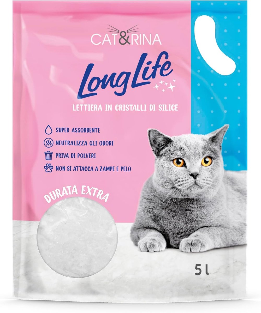 Miniatuur van productfoto 2 van SnelShoppen - Kattenbakvulling met Steentjes, Talcum Geur, Hypoallergeen en Bacteriostatisch, Absorberend, 5L