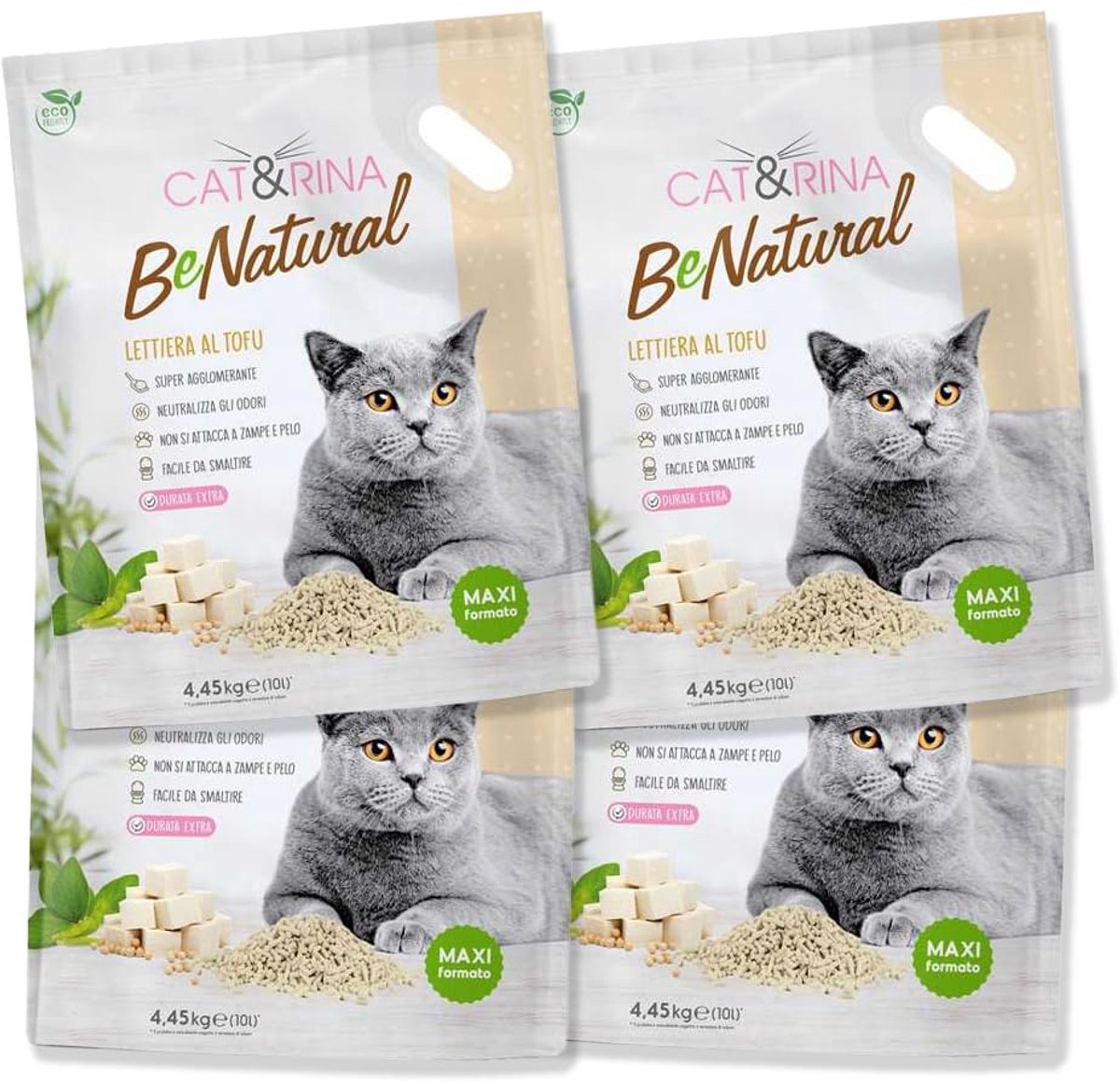 Miniatuur van productfoto 6 van SnelShoppen - Tofu Kattenbakvulling 10 Liter - Klonterend, Plantaardig, Geurremmend, Tot 60 Dagen Gebruik - Biologische Verwijdering - 4 Stuks