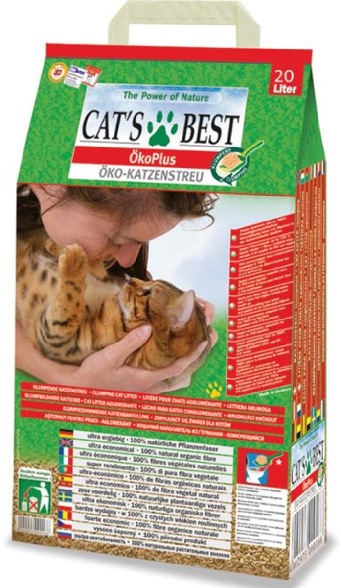 Miniatuur van productfoto 12 van Cat's Best Kattenbakvulling - 20L