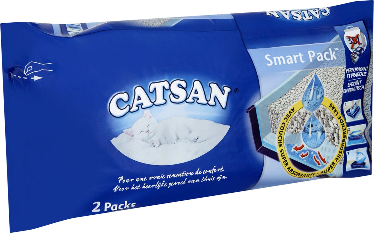 Miniatuur van productfoto 12 van Catsan Kattenbakvulling - Smart Pack - 8 L