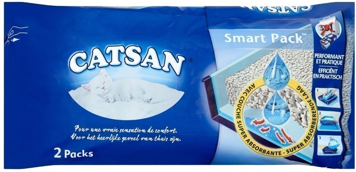 Miniatuur van productfoto 15 van Catsan Kattenbakvulling - Smart Pack - 8 L