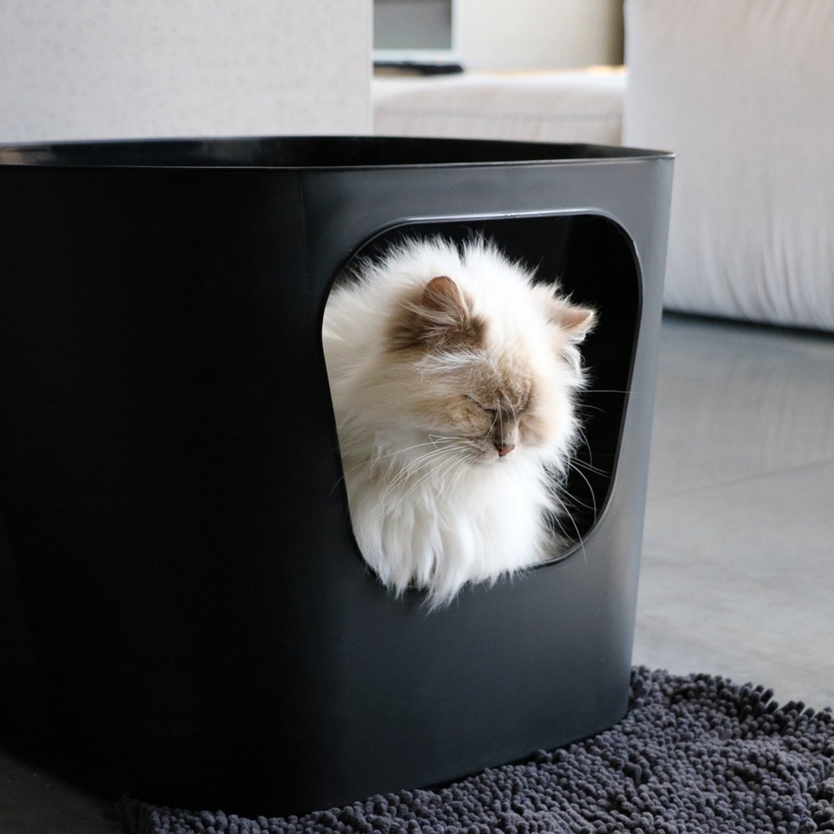 Miniatuur van productfoto 3 van I Love Happy Cats Kattenbak Dean - Open Kattenbak - 54,4x43,9x40,5cm