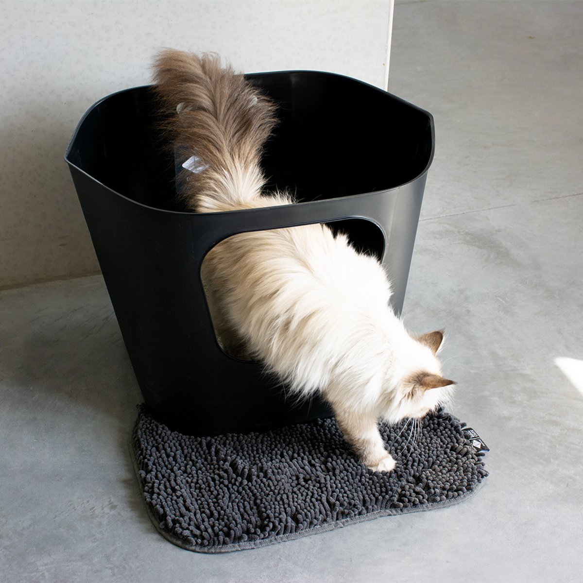 Miniatuur van productfoto 4 van I Love Happy Cats Kattenbak Dean - Open Kattenbak - 54,4x43,9x40,5cm