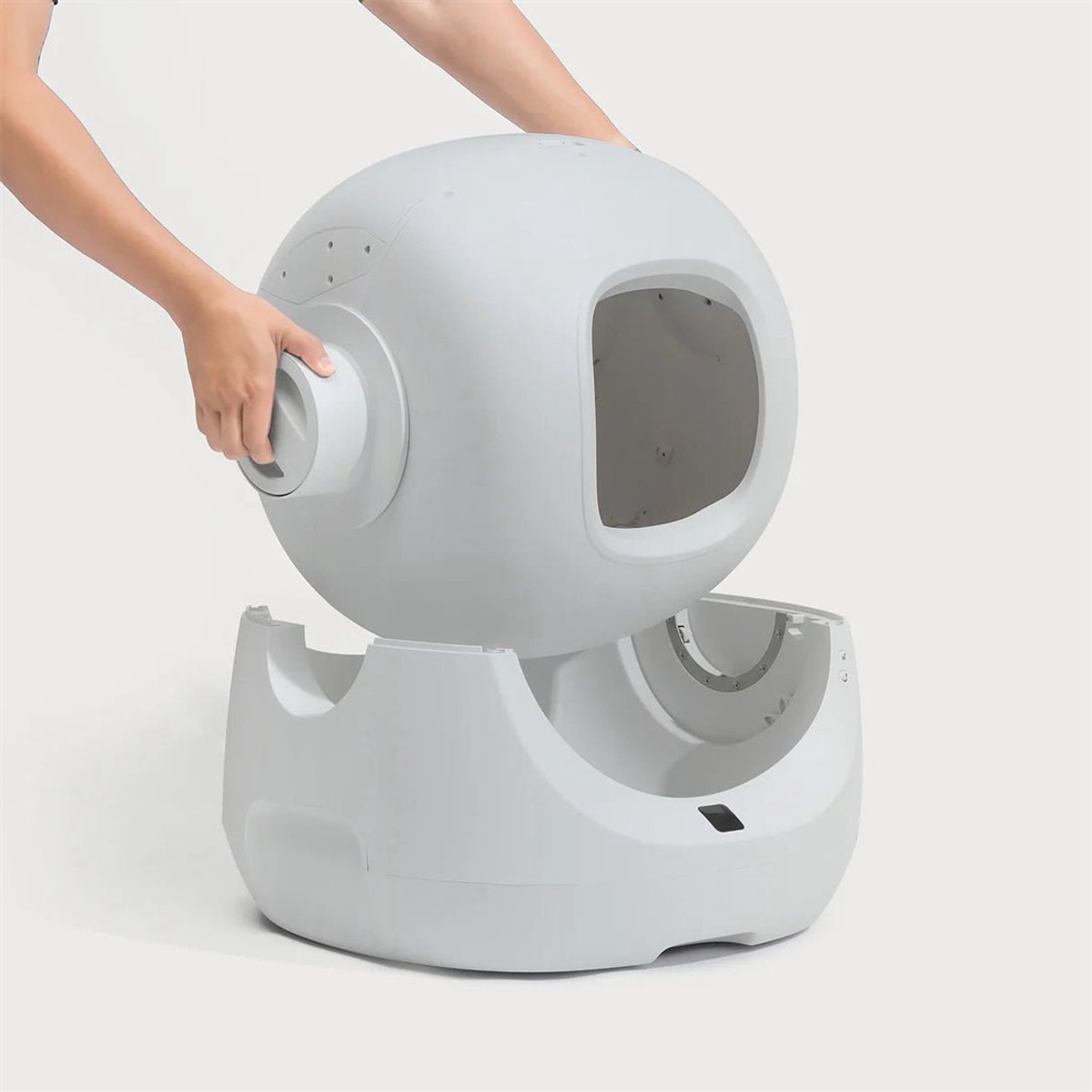 CATLINK Baymax-Lite Slimme Automatische Kattenbak – Zelfreinigend, App-Bediening, 4 Reinigingsmodi, Geurcontrole, 65L Grote Capaciteit, Veiligheidssensoren, Voor Katten van 1.5–10 kg