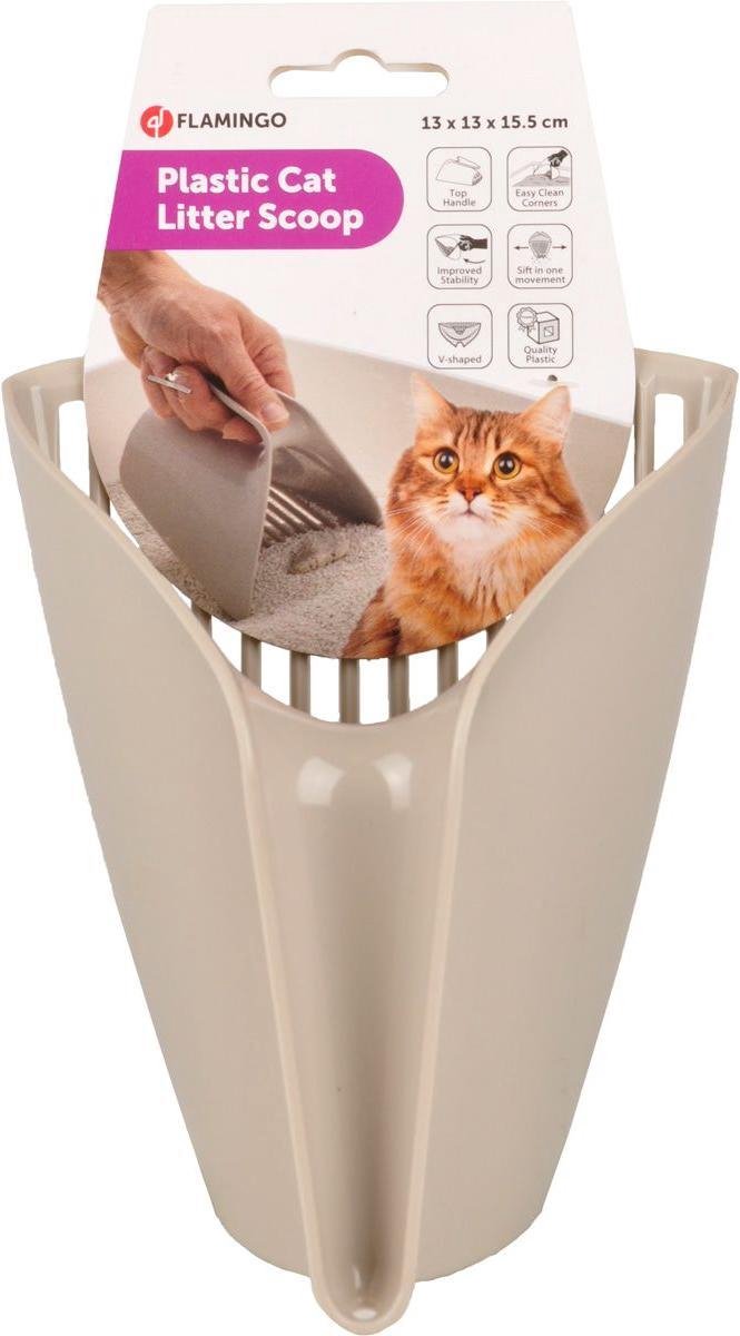 Miniatuur van productfoto 4 van Flamingo - Kattenbakschep Cup - 13.5 x 11 x 16 cm