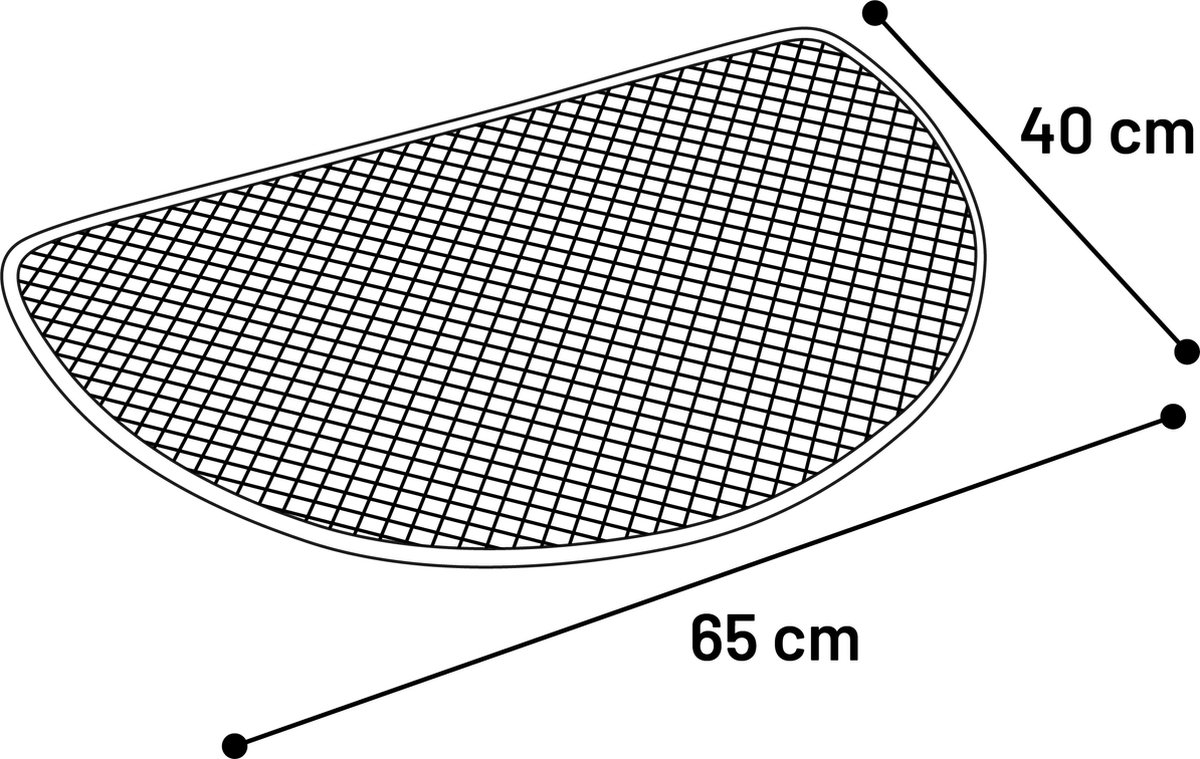 Miniatuur van productfoto 9 van Flamingo Kattenbakmat Matz Beige – 65 cm L x 40 cm B x 1.3 cm H,Antislip, Waterdicht - Honingraatstructuur - Uitloopmat - Placemat Kat - Schoonloopmat Kattenbak - Kattenbak Accessoires - Katten Grit Opvanger - Katten Mat