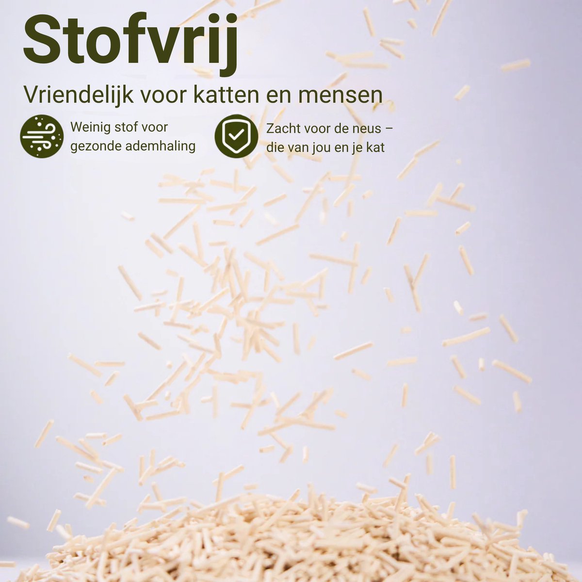 Miniatuur van productfoto 4 van PawPure Tofu Kattenbakvulling 6x2,5kg – Klonterend, Doorspoelbaar, Stofarm, Geurcontrole, Natuurlijk & Milieuvriendelijk