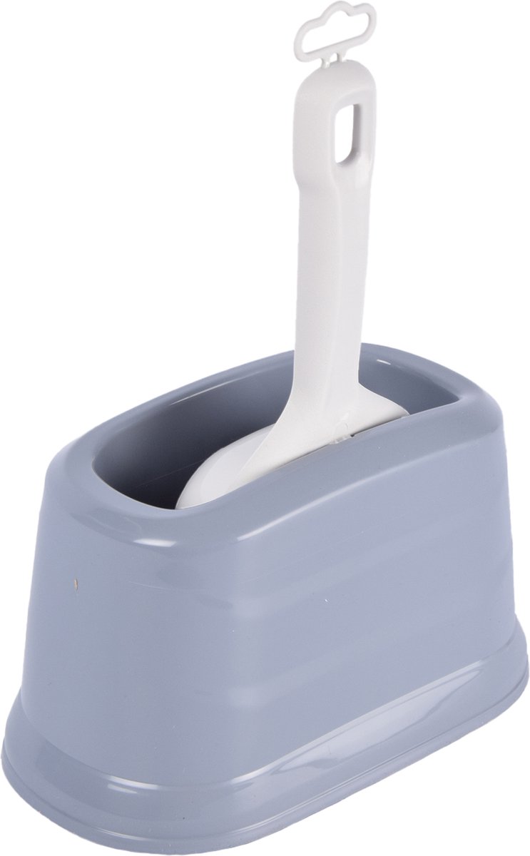 Miniatuur van productfoto 5 van Kattenbak Schep met Houder - Handige Poepschep voor Kattengrit - Licht Grijs & Beige - Recycled Plastic - 27 cm Lang