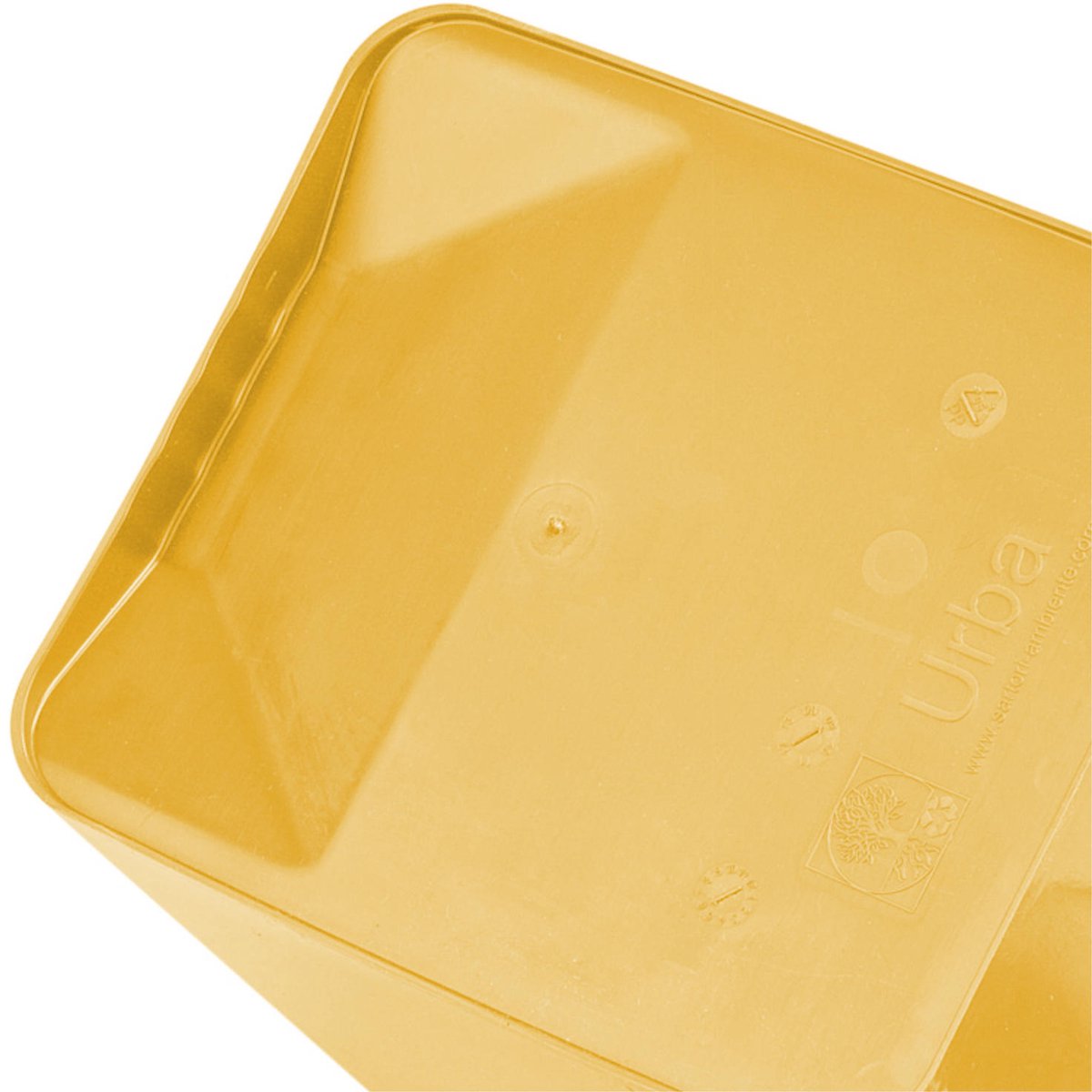 Miniatuur van productfoto 2 van Sartori Ambiente Urba - Kattenbakcontainer - 21L - Geel - Met Blokkeerhendel