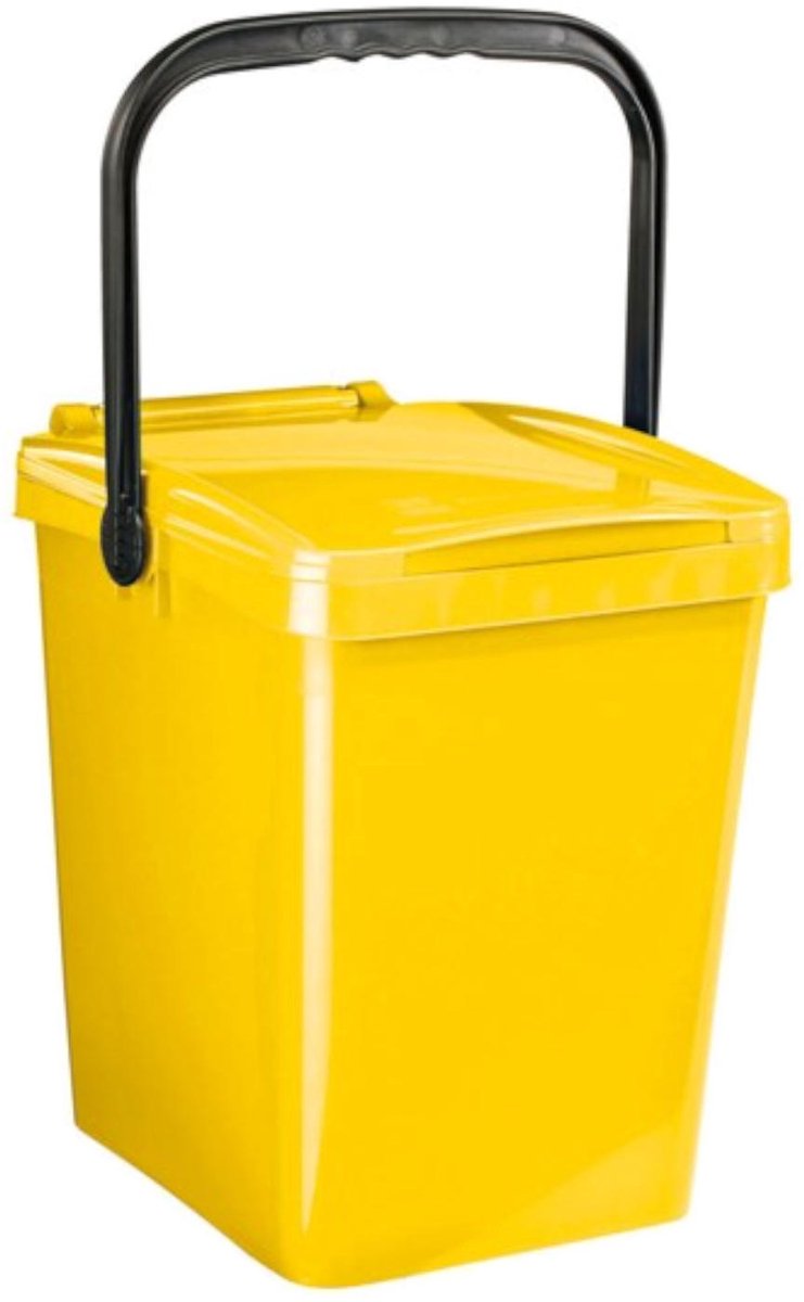 Miniatuur van productfoto 6 van Sartori Ambiente Urba - Kattenbakcontainer - 21L - Geel - Met Blokkeerhendel