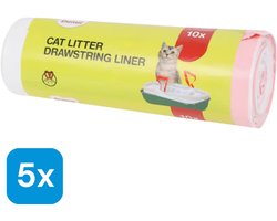 Productfoto 1 van 5 Stuks Dumil Kattenbakzakken - 5 x 10 stuks