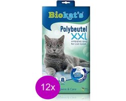 Productfoto 1 van 12x Biokat's Polybeutel XXL - Kattenbakzakken - 12 zakken per verpakking