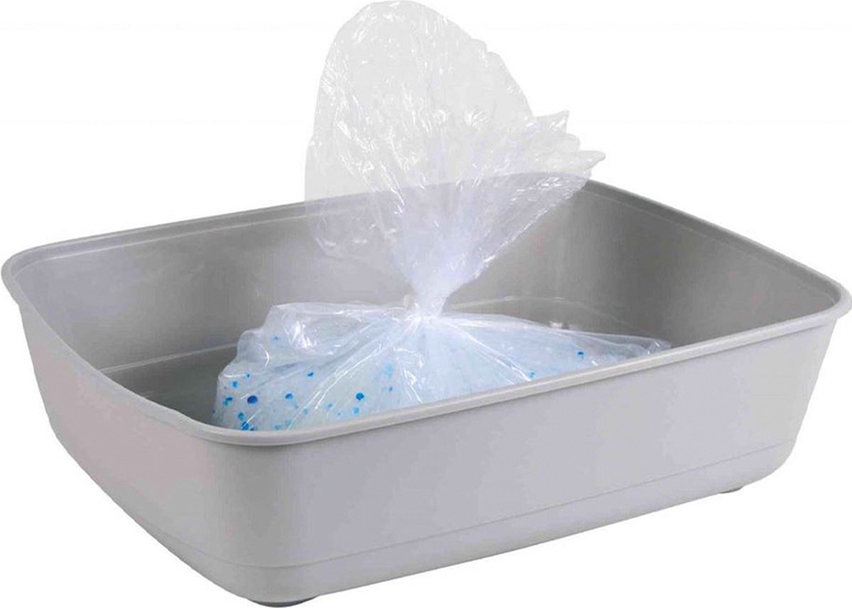 Miniatuur van productfoto 2 van ** 2 X ** Trixie - kattenbakzakken medium - 10 st - 37 x 48 cm - schoon en hygienisch - 2 x 10 st = 20 st