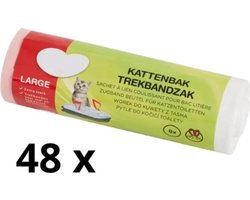 Productfoto 1 van 48 Stuks Dumil Kattenbakzakken - 48 x 10 stuks