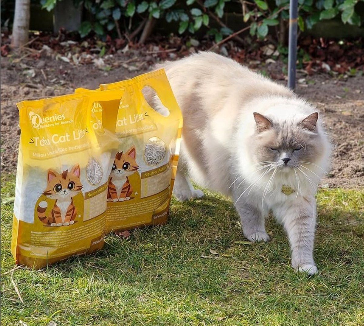 Miniatuur van productfoto 4 van 36 liter Tofu Cat Litter Neutraal - 15 KG - Biologisch afbreekbare kattenbakkorrel