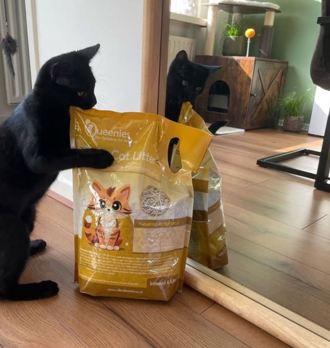 Miniatuur van productfoto 8 van 36 liter Tofu Cat Litter Neutraal - 15 KG - Biologisch afbreekbare kattenbakkorrel
