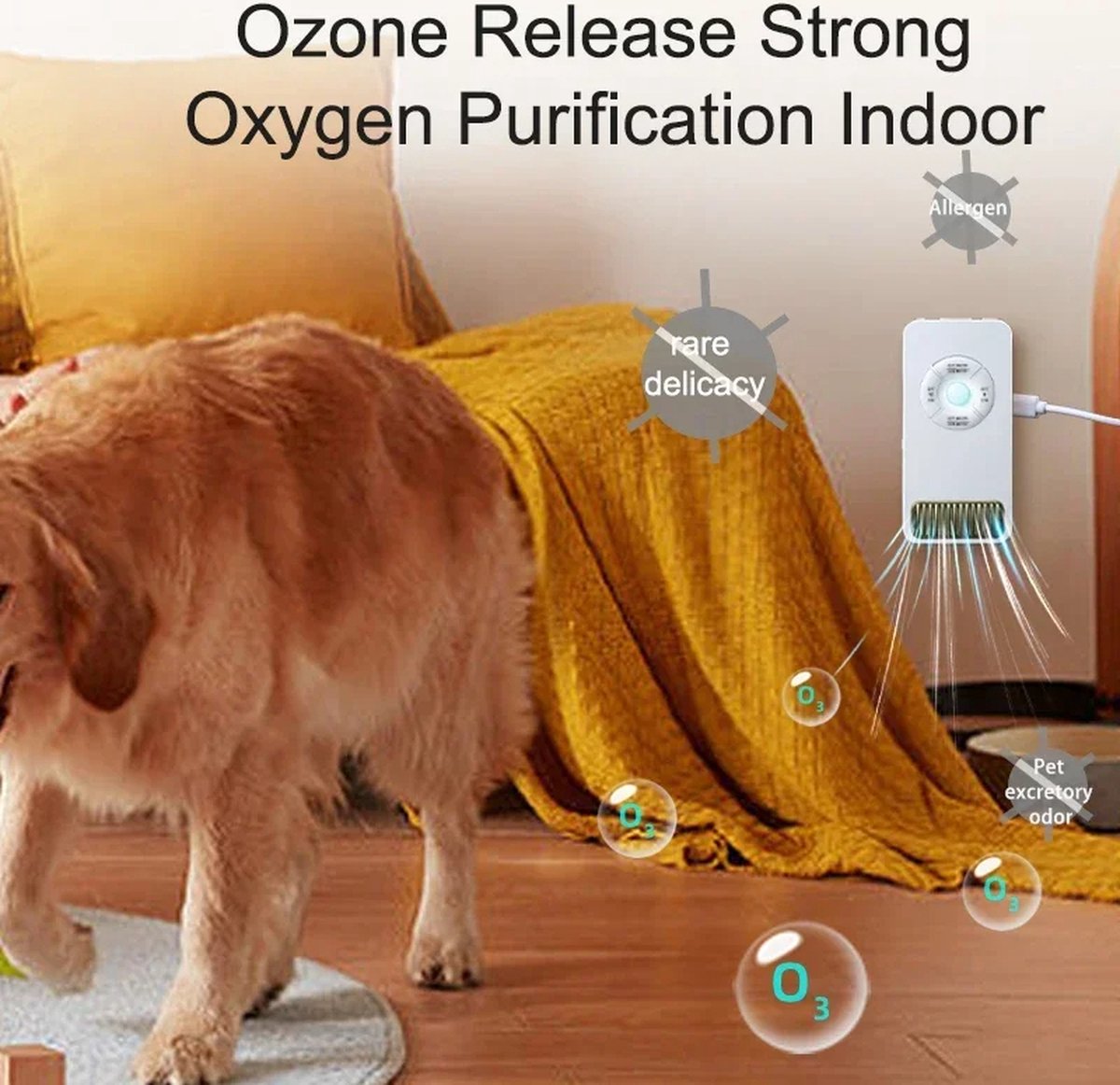 Miniatuur van productfoto 4 van Katten Luchtverfrisser: USB Automatische Luchtzuiveraar voor Kattenbak, Geurverwijdering en Desinfectie voor Binnenhuisdieren – Ideaal voor Frisse Lucht in Huis