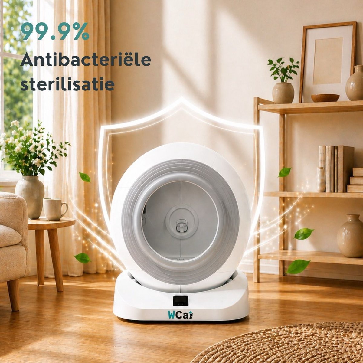 Miniatuur van productfoto 10 van Automatische Kattenbak - Zelfreinigende Kattenbak - Inclusief App - Met kattenbakmat en 3 rollen opvangzakjes - 82L XXL- WCAT K1200
