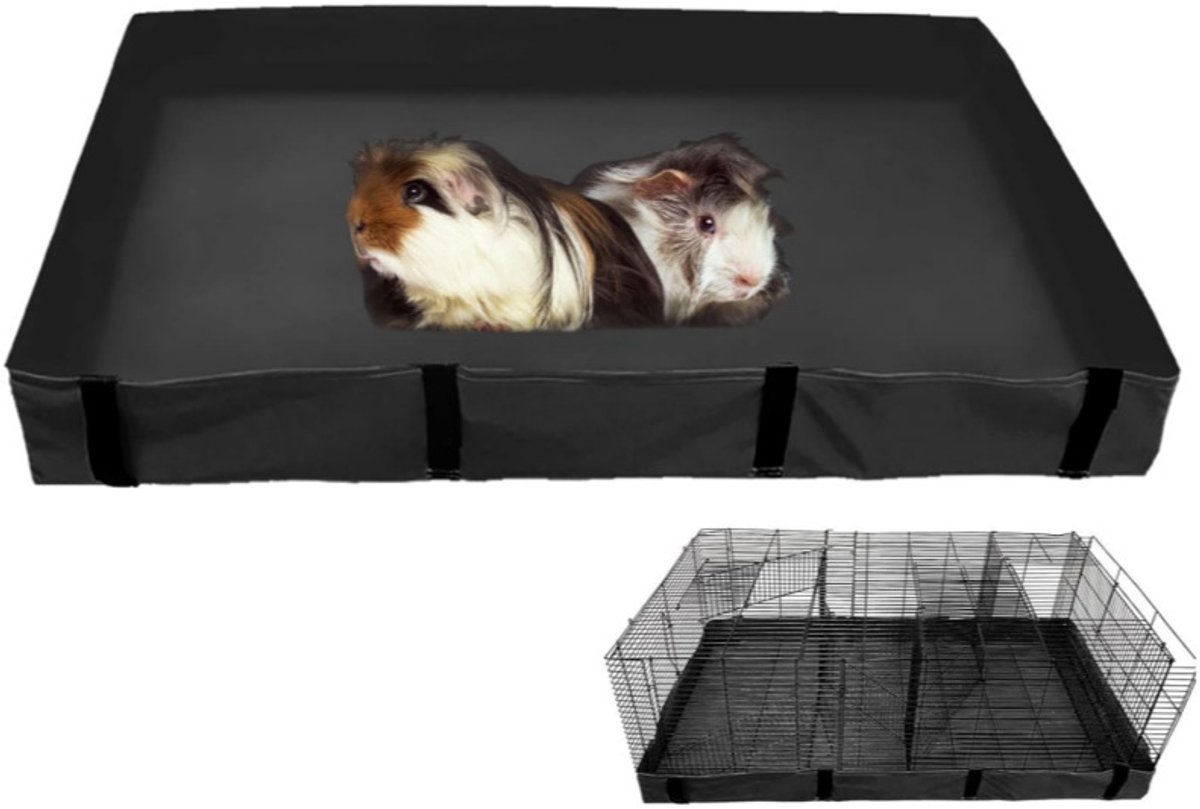 Miniatuur van productfoto 2 van Mat voor caviakooien, waterdichte vloermat, geschikt voor konijnen, eenvoudig te installeren, ook geschikt voor chinchilla's, egels, fretten en andere kleine dieren.