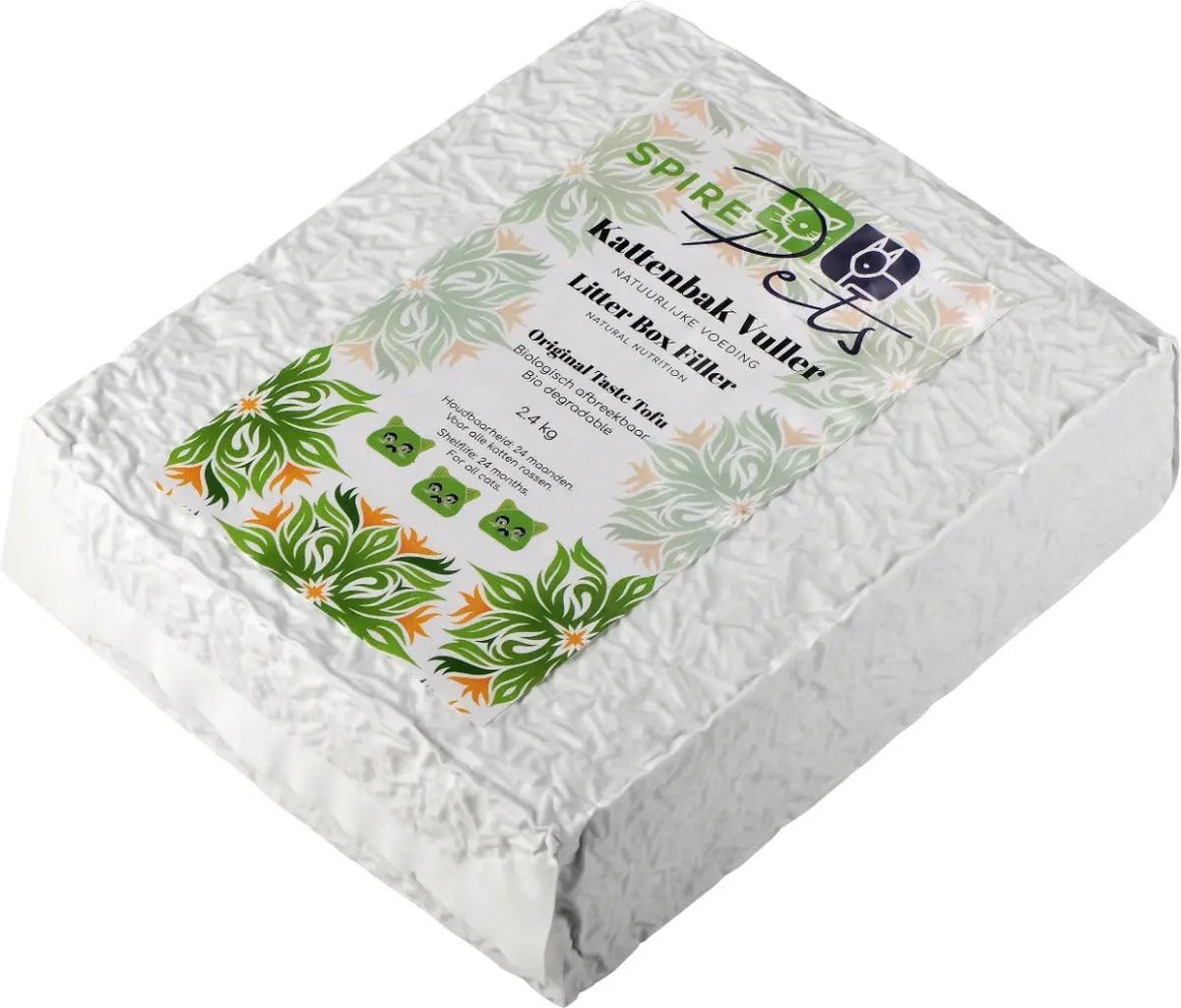 Miniatuur van productfoto 2 van Tofu kattenbakvulling groene thee - Super absorberend en Geur naturaliserend 6 liter - 2.4 kg