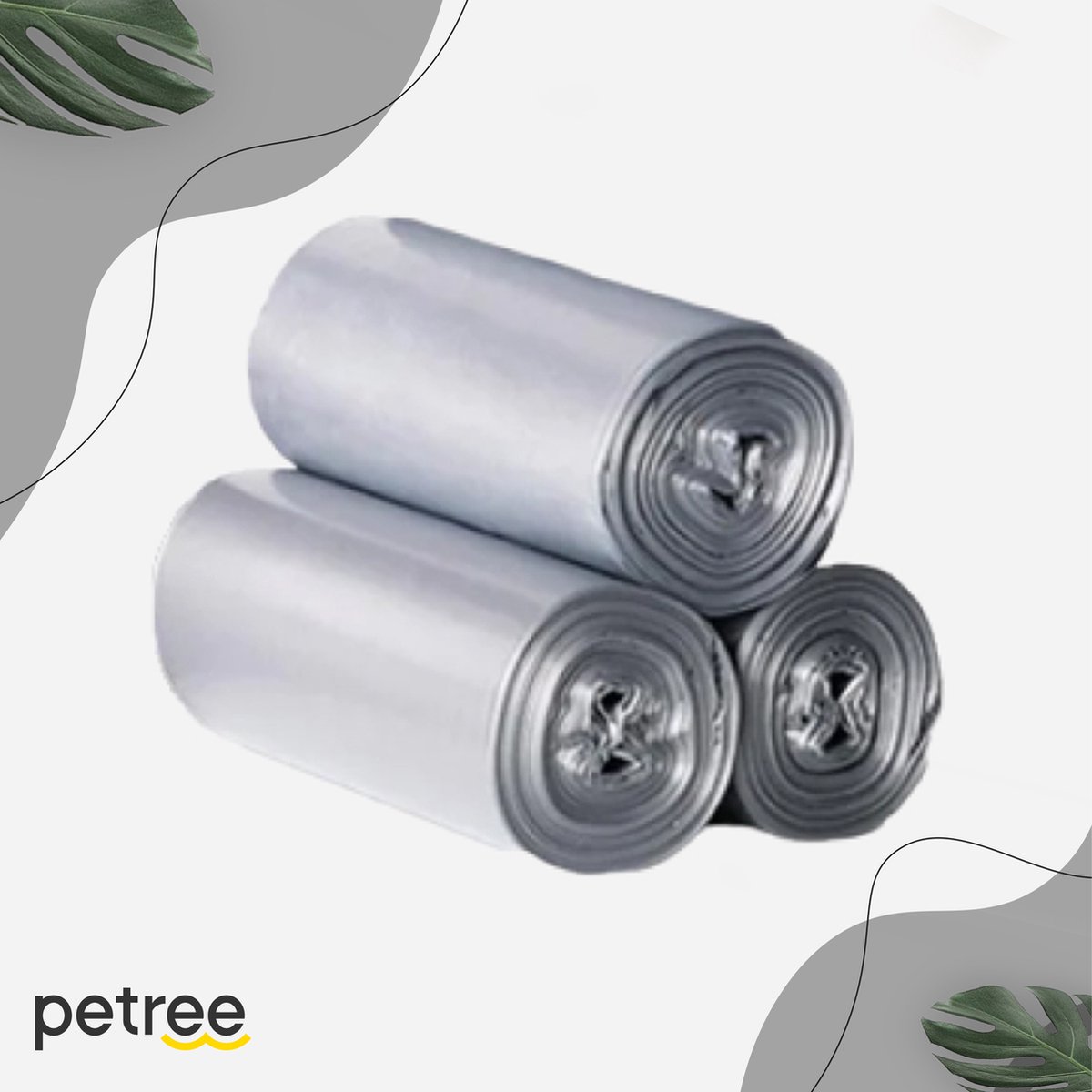 Miniatuur van productfoto 2 van Petree Kattenbakzak voor Zelfreinigende Kattenbak Dome - 3 Rollen - 20 stuks per rol - 45cmx45cmx55cm