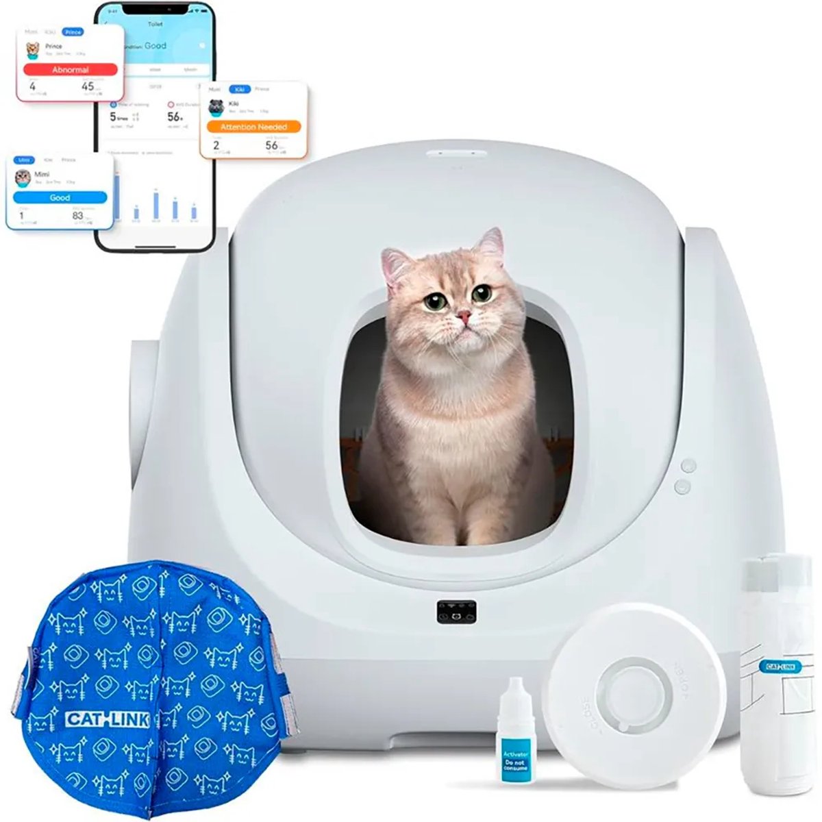 Catlink Scooper SE Lite - Automatische Kattenbak - Zelfreinigend - 65L Capaciteit - Met App-Bediening