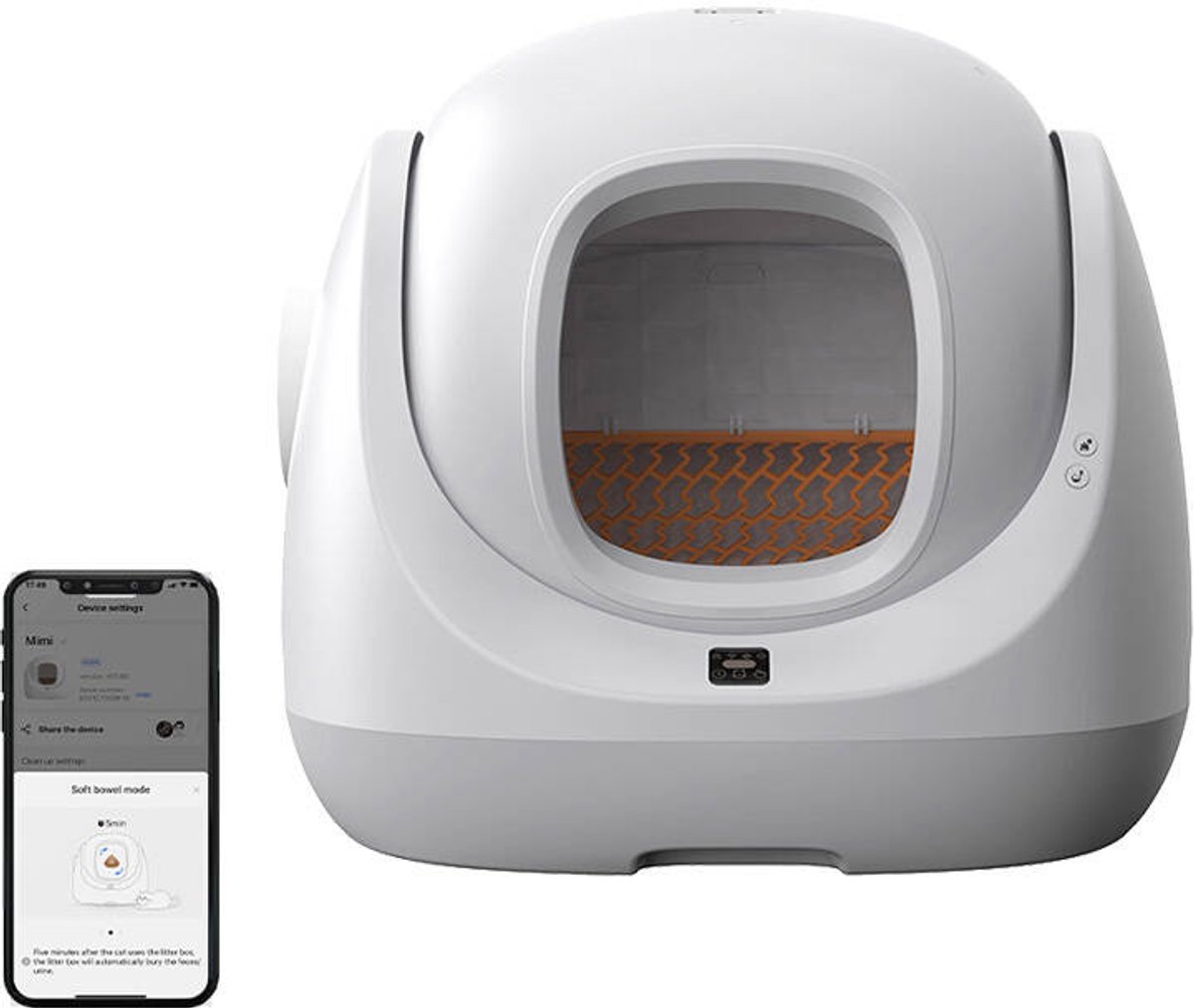 Miniatuur van productfoto 19 van Catlink Scooper SE Lite - Automatische Kattenbak - Zelfreinigend - 65L Capaciteit - Met App-Bediening