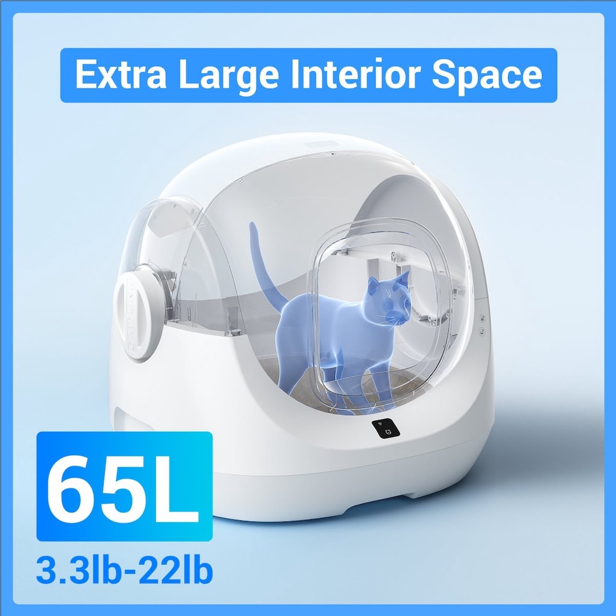 Miniatuur van productfoto 7 van Catlink Scooper SE Lite - Automatische Kattenbak - Zelfreinigend - 65L Capaciteit - Met App-Bediening