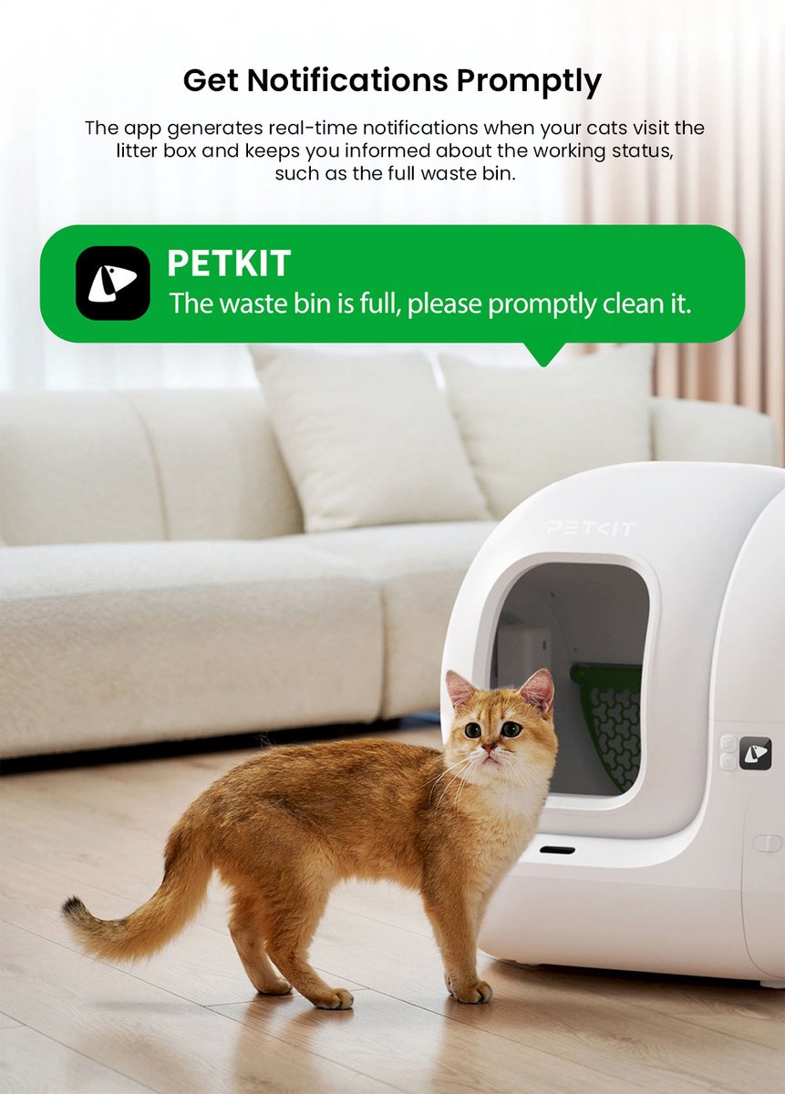 Miniatuur van productfoto 15 van PETKIT - Purobot Max Pro with Camera Self- Cleaning Cat Litter Box 2 - Automatische kattenbak