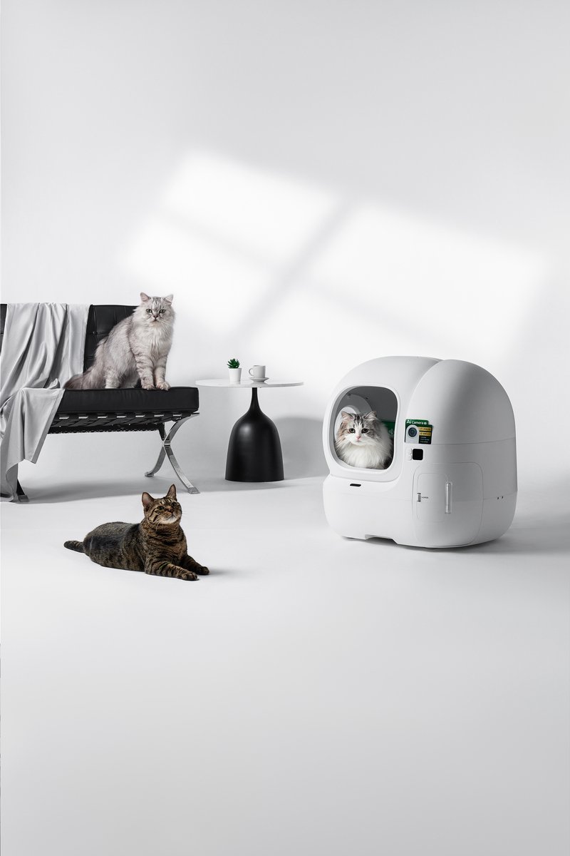 Miniatuur van productfoto 2 van PETKIT - Purobot Max Pro with Camera Self- Cleaning Cat Litter Box 2 - Automatische kattenbak