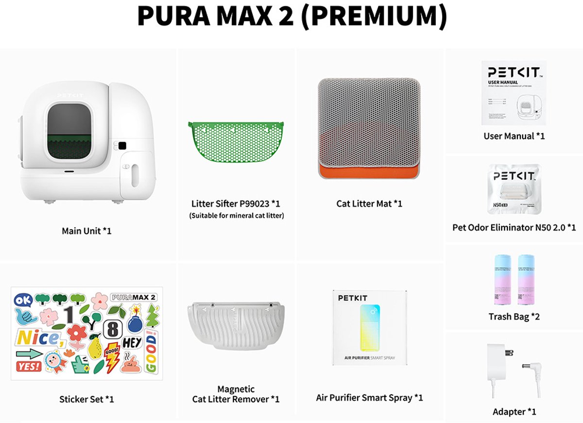 Miniatuur van productfoto 4 van PETKIT - Purobot Max Pro with Camera Self- Cleaning Cat Litter Box 2 - Automatische kattenbak