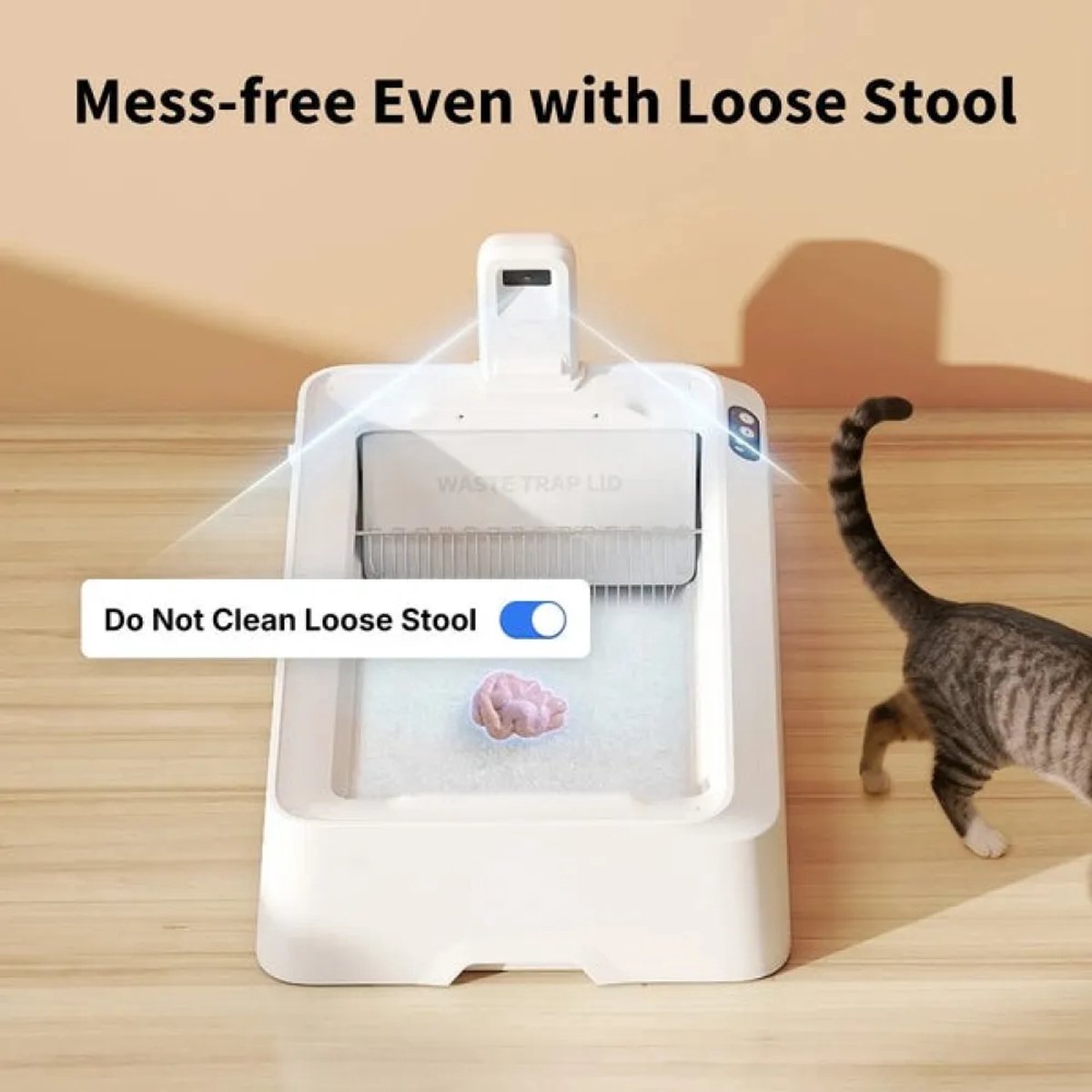 Miniatuur van productfoto 17 van Petkit - Purobot Crystal Duo met camera - Automatische kattenbak - AI camera - Dierengezondheid