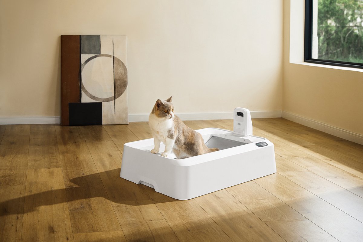 Miniatuur van productfoto 4 van Petkit - Purobot Crystal Duo met camera - Automatische kattenbak - AI camera - Dierengezondheid