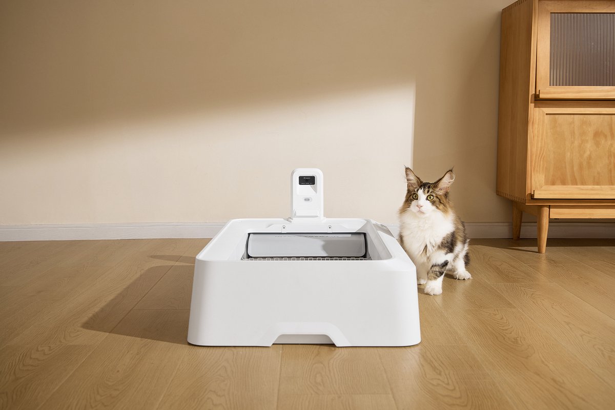 Miniatuur van productfoto 7 van Petkit - Purobot Crystal Duo met camera - Automatische kattenbak - AI camera - Dierengezondheid