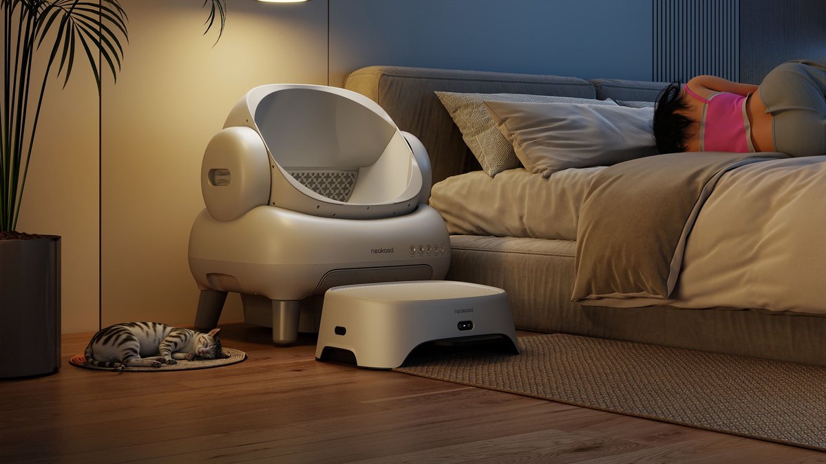 Miniatuur van productfoto 13 van Neakasa AirStep Opstapkruk met Luchtreiniger - Kattenbak Step met Geurfilter en Gritopvang - Grijs