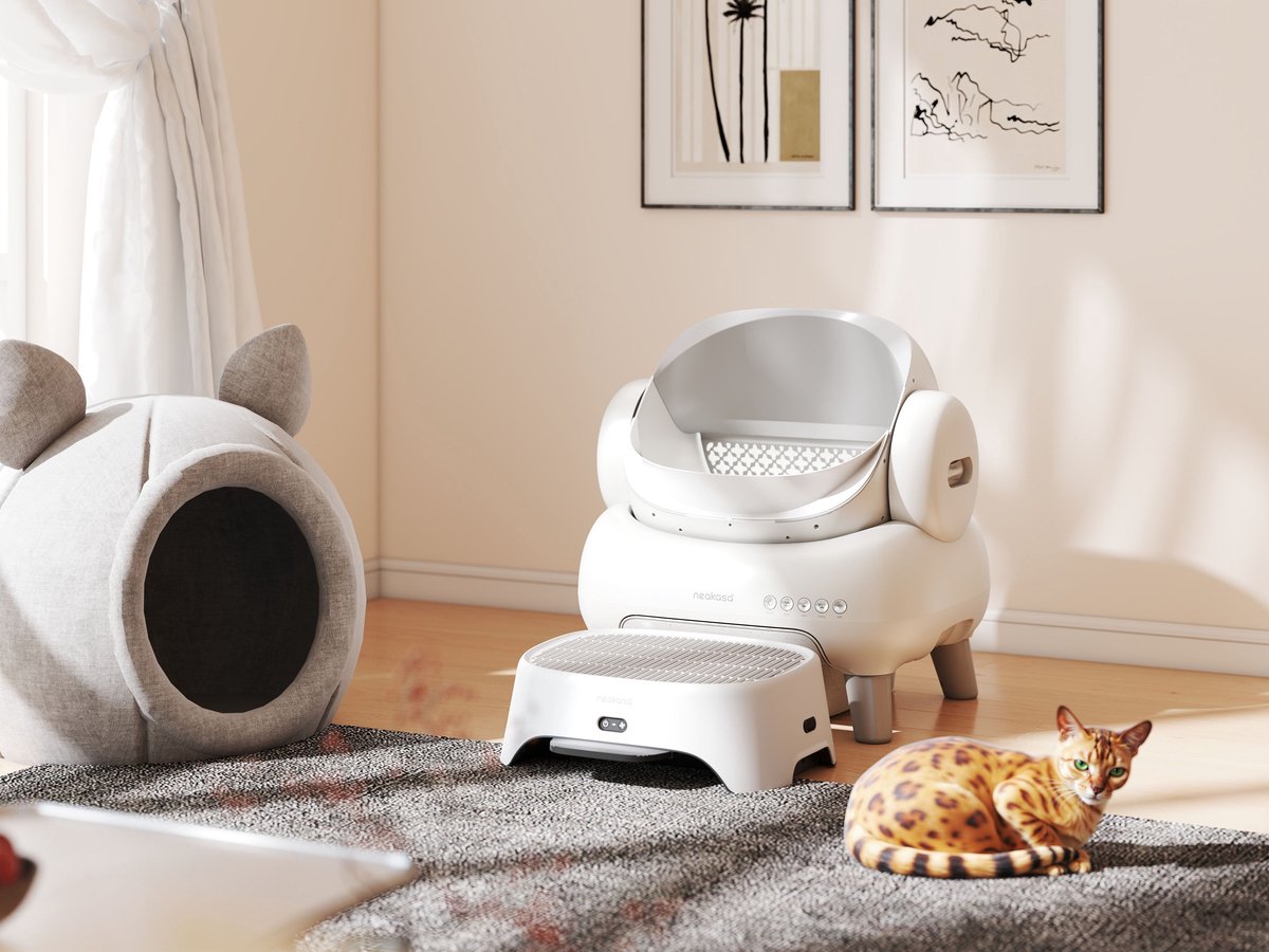 Miniatuur van productfoto 14 van Neakasa AirStep Opstapkruk met Luchtreiniger - Kattenbak Step met Geurfilter en Gritopvang - Grijs