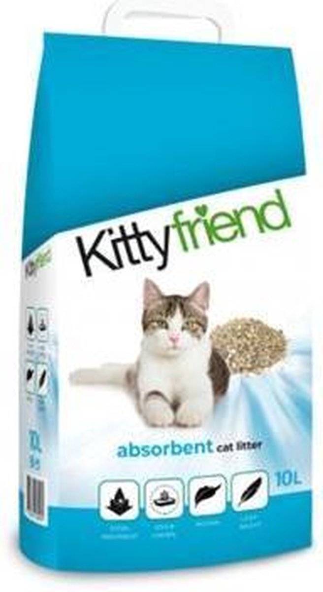 Miniatuur van productfoto 3 van Kittyfriend Absorbent - Kattenbakvulling - 30 l