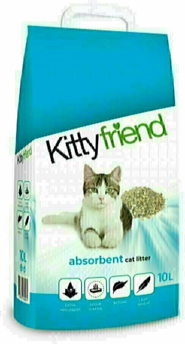 Miniatuur van productfoto 3 van Kitty Friend Kattenbakvulling - Stuifarm Klei, Natuurlijke Absorbent - 10 Ltr