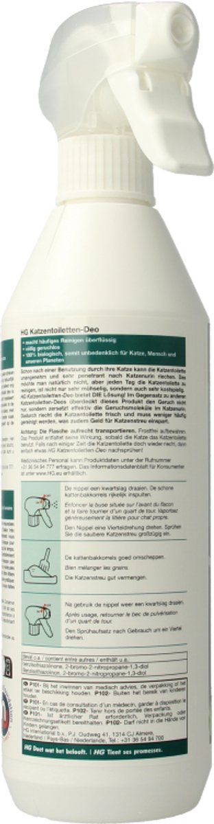 Miniatuur van productfoto 3 van HG kattenbak deo 500ml