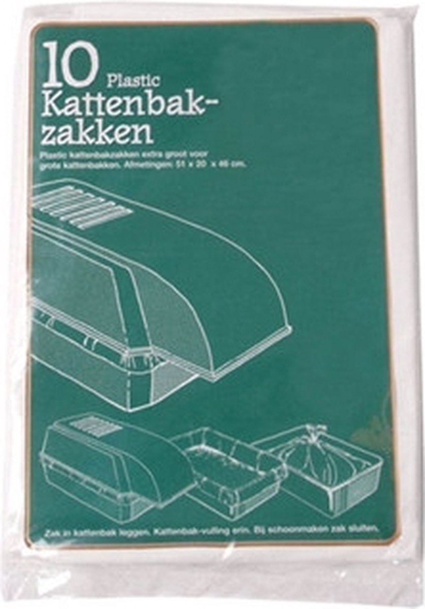 Miniatuur van productfoto 6 van Booda Box Kattenbakzakken - 10 st - 51x20x46 cm