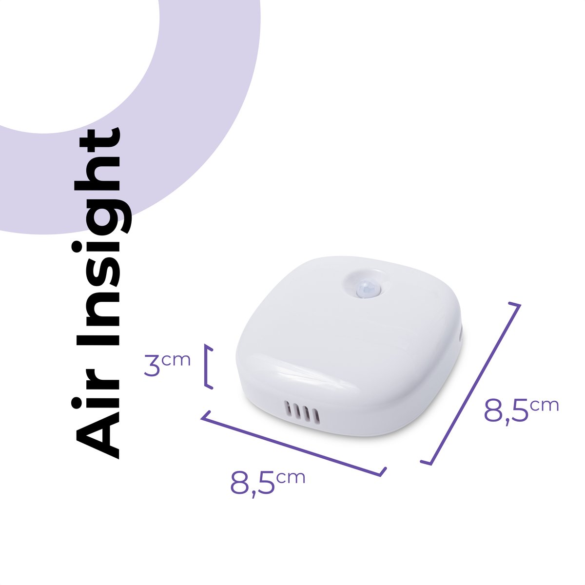 Miniatuur van productfoto 10 van Pettadore Air Insight - Kattenbak Geurverdrijver & Teller - Geurverwijderaar met Actieve zuurstof en ionen - Oplaadbaar - met App