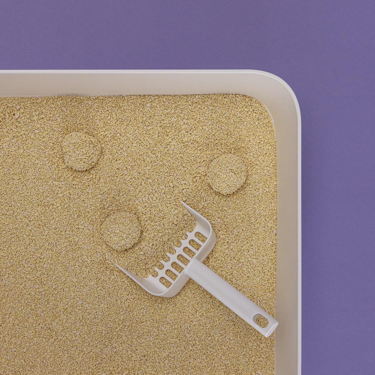 Miniatuur van productfoto 2 van Hoopo Tofu Fine - Voor automatische kattenbakken - Klonterende Kattenbakvulling - Volledig Stofvrij - 7 Liter - Zonder Geur