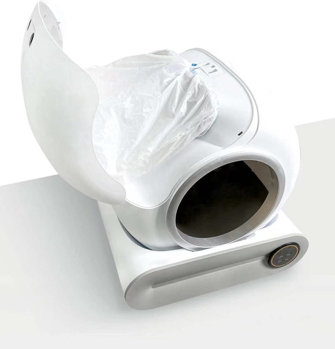 Miniatuur van productfoto 3 van 6 rollen zakken voor Kattenbak Zelfreinigend - Automatische kattenbakzakken - 15 stuks per rol - 45×50CM