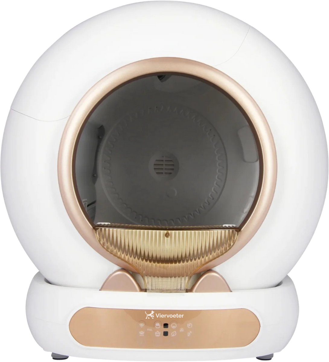 Miniatuur van productfoto 2 van Viervoeter Fresh 3 - Automatische Kattenbak – Zelfreinigend – Bedienen via App – 65L - incl matje en 3 rollen opvangzakjes