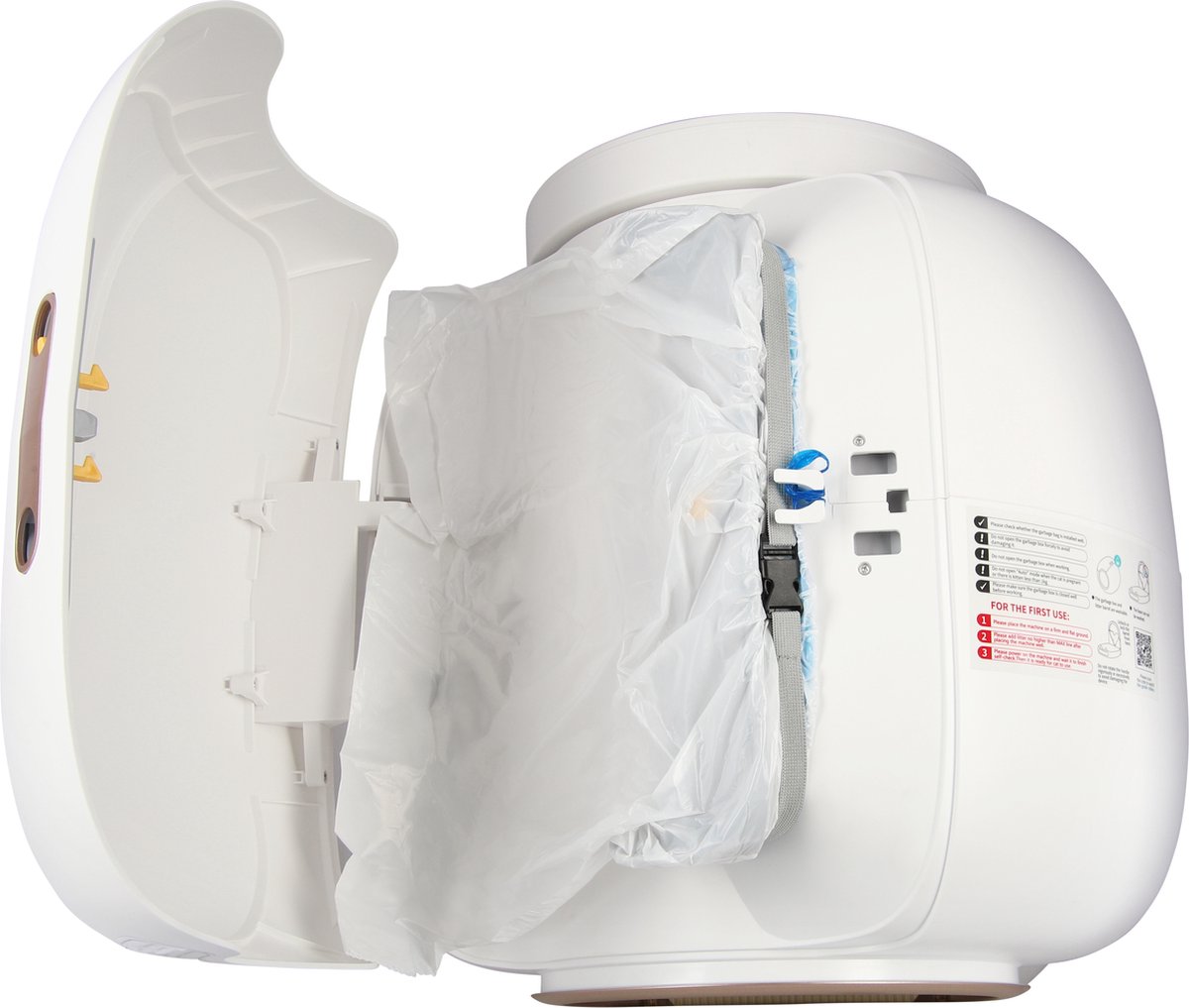 Miniatuur van productfoto 9 van Viervoeter Fresh 3 - Automatische Kattenbak – Zelfreinigend – Bedienen via App – 65L - incl matje en 3 rollen opvangzakjes